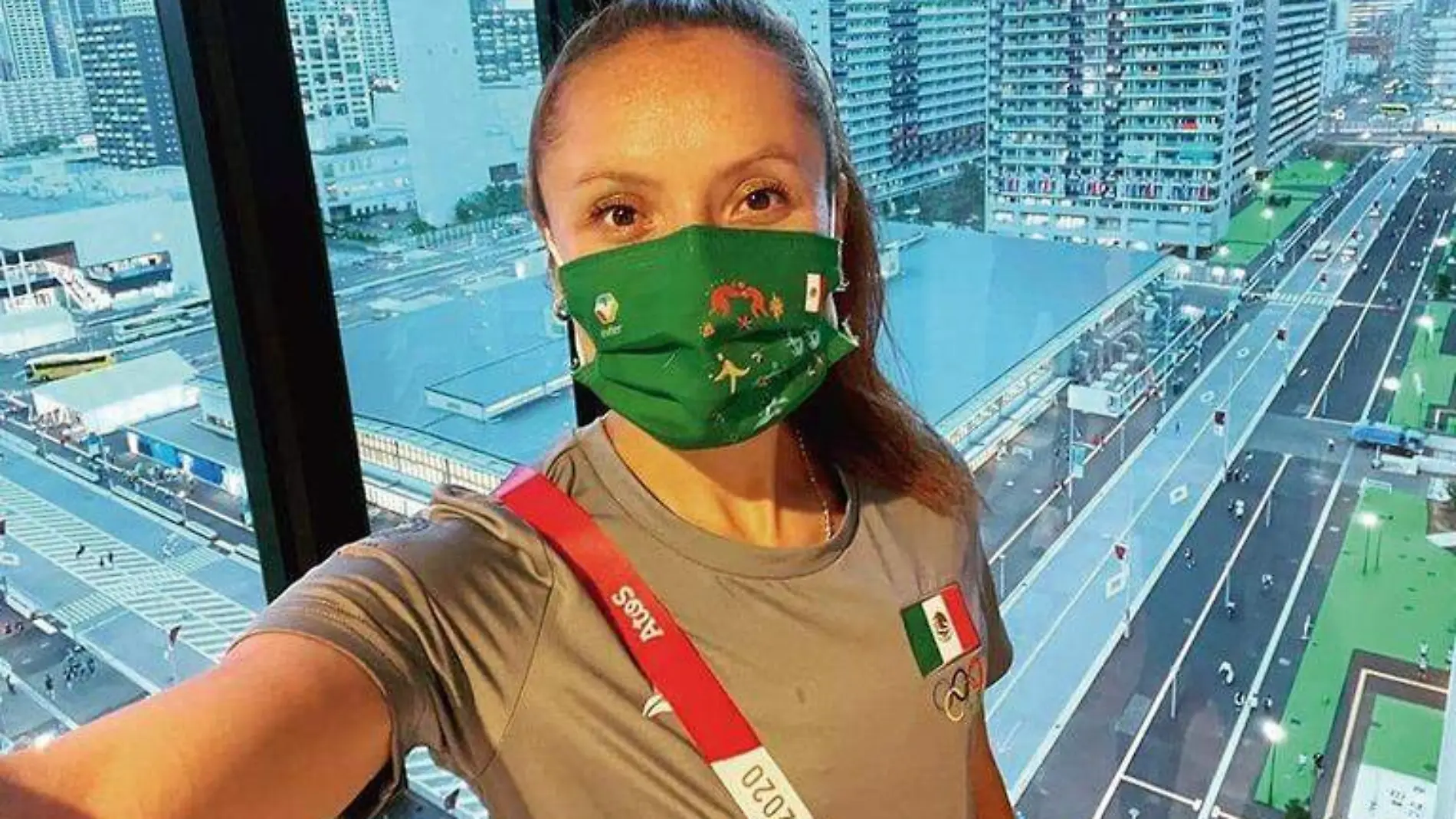 La marchista zacatecana Ilse Guerrero ya se encuentra en la Villa Olímpica de Japón, preparándose para su participación en los Juegos Olímpicos Tokio 2020